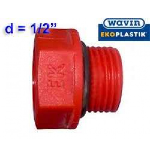 Wavin-Ekoplastik Заглушка різьбова коротка PPR Ф20 (Чехія) фото - 1