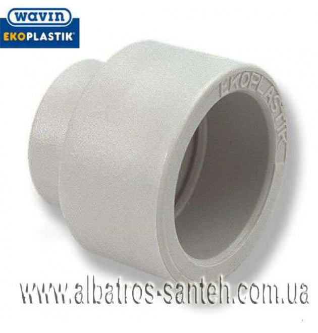 Wavin-Ekoplastik муфта PPR Ф40х20 (Чехія) фото - 1