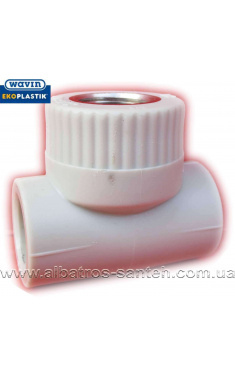 Wavin-Ekoplastik трійник PPR Ф20х1/2в (Чехія)