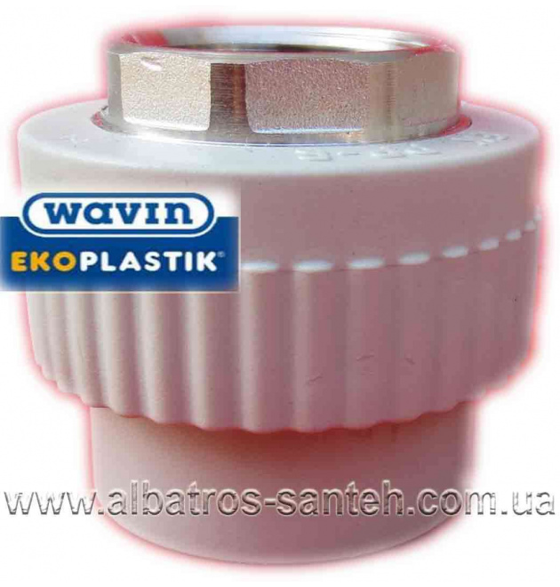 Wavin-Ekoplastik муфта PPR із внутрішньо різьбленням 32х1 (Чехія) фото - 1