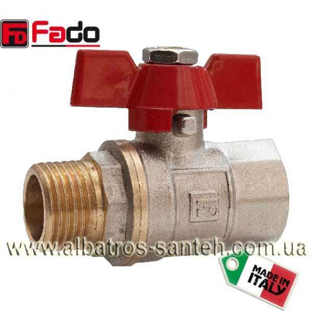 Кран кульовий FADO Classic PN40 25 3/4' НВ (art.KN-12) фото - 1