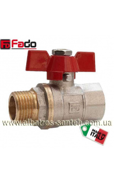 Кран кульовий FADO Classic PN40 25 1/2' НВ (art.KN-11)