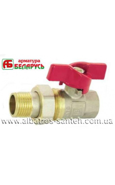 Кран із накидною гайкою Арматура-Білорусь 3/4 PN-40