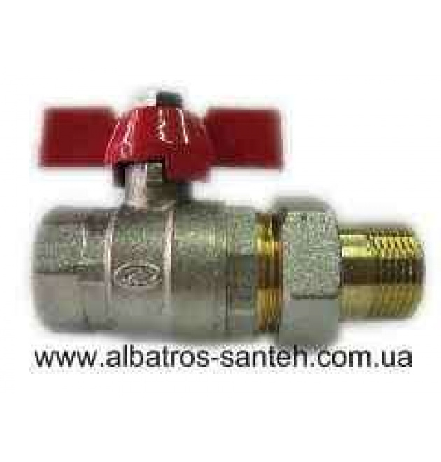 Кран із накидною гайкою Solomon 3/4 PN-40 фото - 1