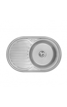 Мийка для кухні Lidz 7750 Satin 0,8 мм