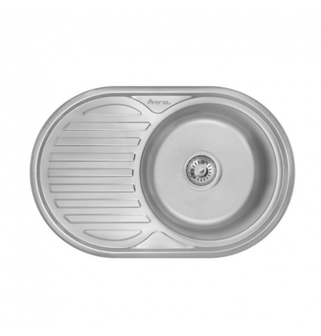 Мийка для кухні Lidz 7750 Satin 0,8 мм фото - 1