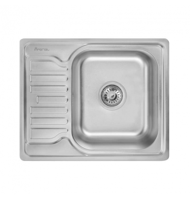 Кухонна мийка Lidz 5848 Decor 0,8 мм фото - 1