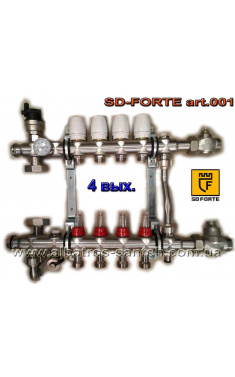 Колекторна група SD-FORTE на 4 виходи