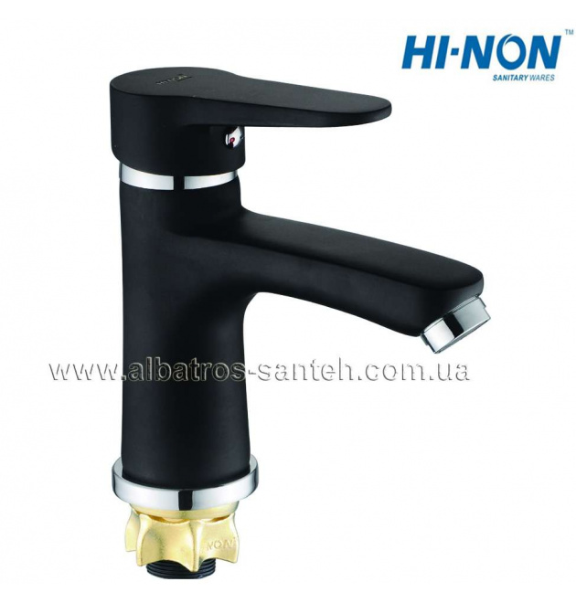 Змішувач для умивальника HI-NON, FD H061 у силуміновому корпусі фото - 1