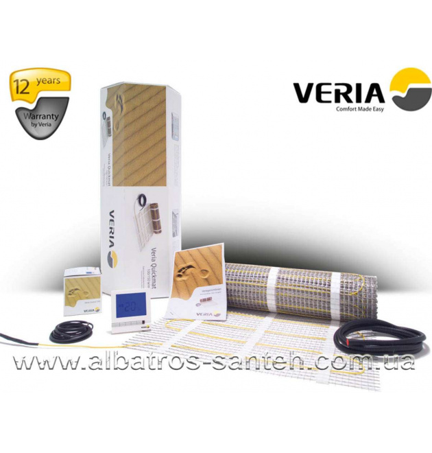 Нагрівальний мат Veria Quickmat 150/375W фото - 1