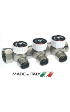 Коллектор для тёплого пола ICMA 1″ x 3 контура