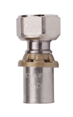 Пресс-фитинг c вращающейся гайкой 16Х1/2 ICMA (арт.415)