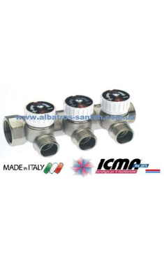 Коллектор для тёплого пола ICMA 1″ x 3 выхода