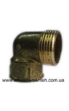 Кут 1/2вх3/4н, латунь