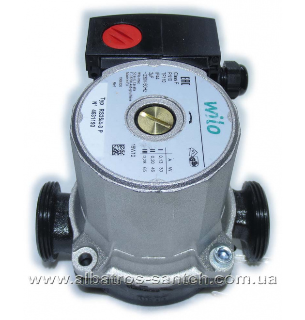 Насос циркуляційний WILO RS 25-4/130 grey (Німеччина) фото - 1