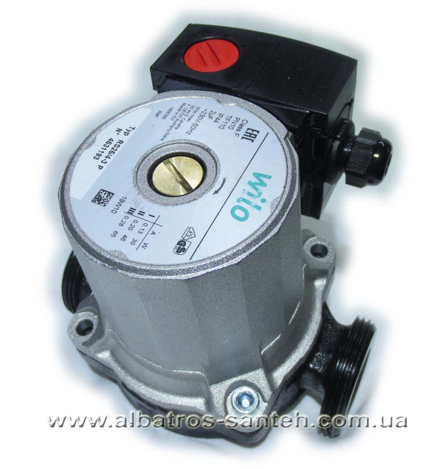 Насос циркуляційний WILO RS 25-6/130 grey (Німеччина)