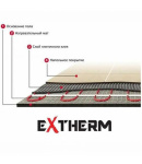 Нагрівальний мат двожильний EXTHERM ET ECO 050-180 фото - 4