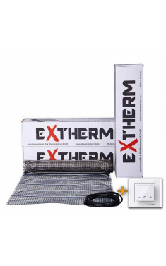 Нагрівальний мат двожильний EXTHERM ET ECO 250-180 з терморегулятором