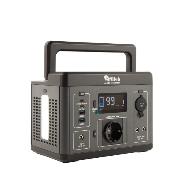 Портативна зарядна станція ALTEK PowerBox AL 300 (296 Вт·г) фото - 1