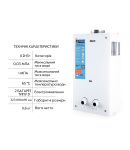 Газова колонка Thermo Alliance JSD20-10GE 10 л, димохідна, зі скляною білою панеллю фото - 4