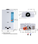 Колонка газова димохідна Thermo Alliance JSD20-10CLM 10 л White фото - 2