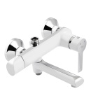 Душова система зовнішнього монтажу Qtap Grand на 3 споживачі з виливом Chrome/White (QTGRAWCR1004) фото - 3