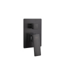 Душова система Qtap Gemini прихованого монтажу на три споживачі Gunmetal Black PVD (модель QTGEM114GMB45704) фото - 3