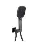 Душова система Qtap Gemini прихованого монтажу на три споживачі Gunmetal Black PVD (модель QTGEM114GMB45704) фото - 6