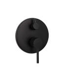 Душова система прихованого монтажу Qtap Scorpio на 2 споживачі, Black Matt фото - 3