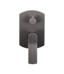 Душова система прихованого монтажу Qtap Slavonice на 2 споживачі, Gunmetal Black PVD фото - 4