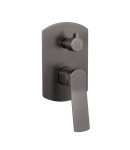 Душова система прихованого монтажу Qtap Slavonice на 2 споживачі, Gunmetal Black PVD фото - 6