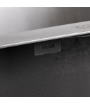 Інтегрована кухонна мийка з нержавіючої сталі Lidz Handmade H5050 Brushed Steel 3,0/1,0 мм фото - 7