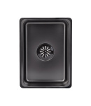 Інтегрована кухонна мийка Decor Black PVD Honeycomb Lidz Handmade H7545B 3,0/1,0 мм фото - 15