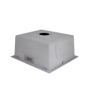 Інтегрована кухонна мийка під стільницю Lidz Handmade H4843 Brushed Steel 3,0/1,0 мм фото - 5