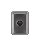 Інтегрована кухонна мийка з нержавіючої сталі Lidz Handmade H7545 Brushed Steel 3,0/1,0 мм фото - 9