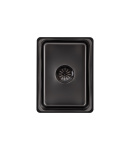 Мийка кухонна інтегрована чорна PVD Lidz Handmade H7545B Brushed Black 3,0/1,0 мм фото - 9