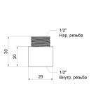 Подовжувач Icma 20х1/2