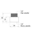 Подовжувач Thermo Alliance Standart 25х1/2