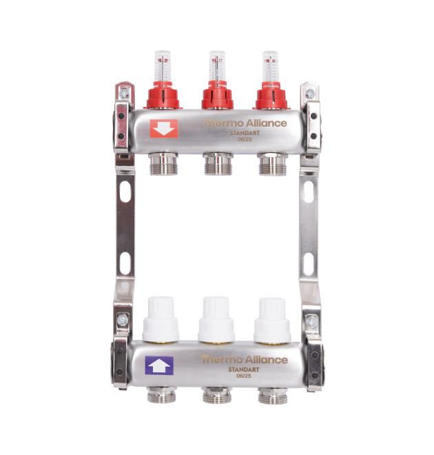 Колектор із витратомірами Thermo Alliance Standart 1