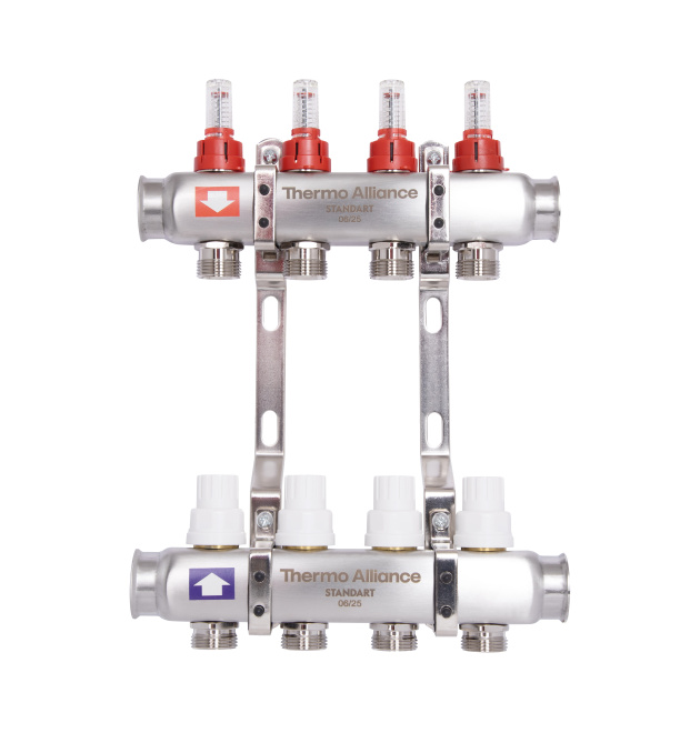 Колектор із витратомірами Thermo Alliance Standart 1