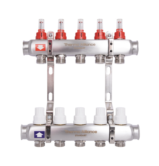 Колектор із витратомірами Thermo Alliance Standart 1