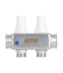 Коллектор Icma № К073 с расходомерами (нерж.) 1