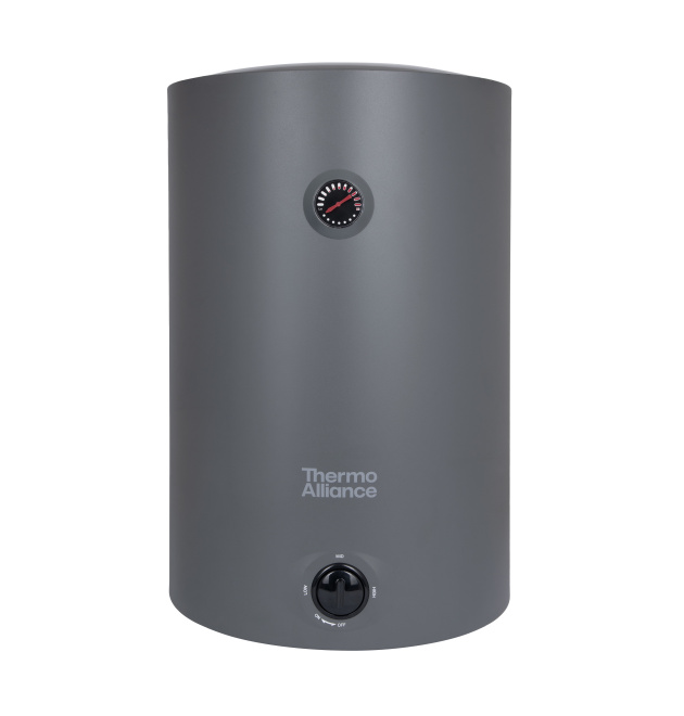 Водонагрівач електричний Thermo Alliance 100 л, Grey, універсальний, мокрий ТЕН 1,5 кВт D100VH15Q3G фото - 1