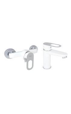 Набор смесителей Latwa 001 + Latwa 010 White