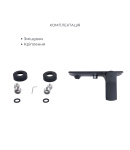 Комплект Qtap Slavonice Black Matt: Смеситель QTSLA266BLM45908 + Шланг QTHADPVCSQ160B + Лейка QTRUC125BLM45951 фото - 4