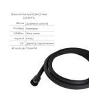 Комплект Qtap Slavonice Black Matt: Смеситель QTSLA266BLM45908 + Шланг QTHADPVCSQ160B + Лейка QTRUC125BLM45951 фото - 6