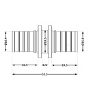 Муфта под натяжную гильзу Icma №1032 d20х2,8 851032GW05 фото - 2
