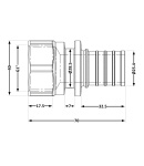 Переходних под натяжную гильзу Icma №1033 d32х4,4-1