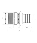 Переходних под натяжную гильзу Icma №1034 d20х2,8-1/2