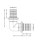 Кут натяжний Icma №1035 d16х2,2 851035BO05 фото - 2